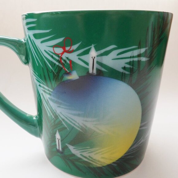 Starbucks 2020 Green Holiday Mug Lights & Ornament Design Large 18 oz. Size - Picture 3 of 7